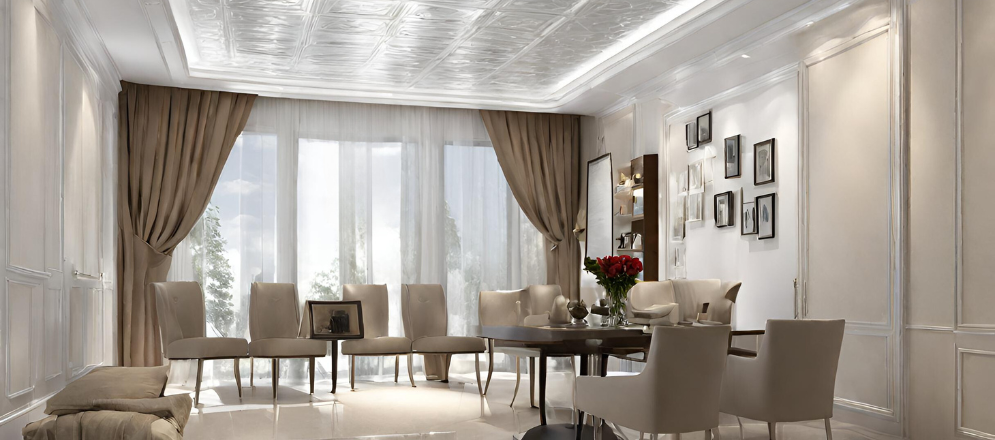 Contemporary PVC ceiling panels for home - Beautiful Homes